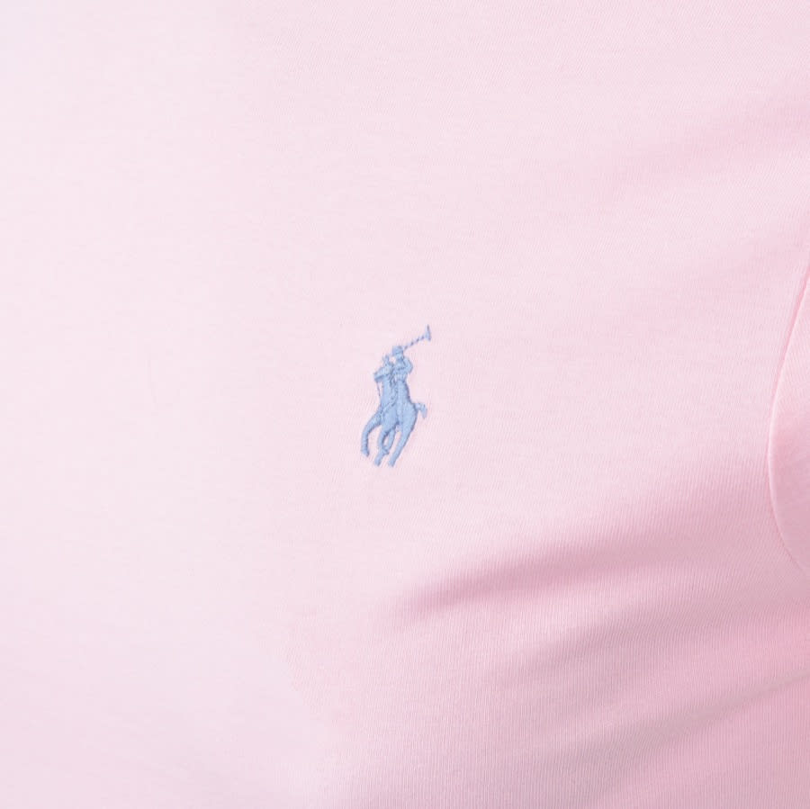 Alternative Image for ProductRalph Lauren Crew Neck Slim Fit T Shirt Pink3